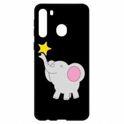 Чехол для Samsung A21 Слон со звездочкой - PrintSalon