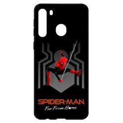 Чехол для Samsung A21 Spiderman No Way Home web-PrintSalon Чехол для Samsung A21 Spiderman No Way Home web