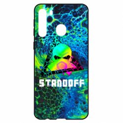 Чехол для Samsung A21 Standoff art skull - PrintSalon