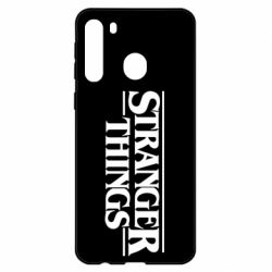 Чехол для Samsung A21 Stragner Things Logo - PrintSalon