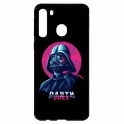 Чехол для Samsung A21 Synthwave Darth Vader - PrintSalon