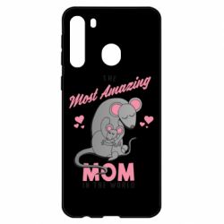 Чехол для Samsung A21 The Most amazing mom in the world - PrintSalon