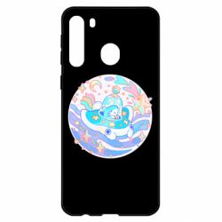 Чехол для Samsung A21 Ultra cute shark - PrintSalon