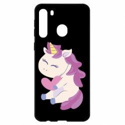 Чехол для Samsung A21 Unicorn with love - PrintSalon