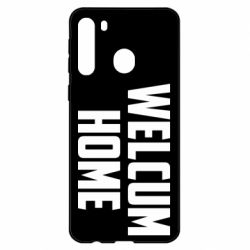 Чехол для Samsung A21 Welcum Home