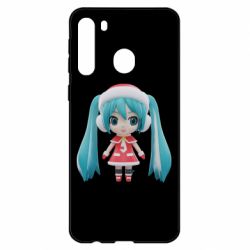 Чехол для Samsung A21 Winter Hatsune Miku - PrintSalon