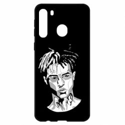 Чехол для Samsung A21 XXXTentacion Monochrome Art - PrintSalon