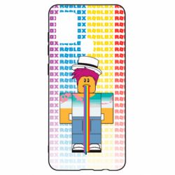 Чехол для Samsung A21s 3D Roblox Rainbow - PrintSalon
