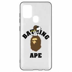 Чехол для Samsung A21s A bathing ape peanuts - PrintSalon