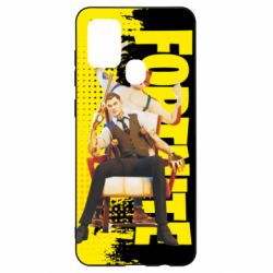 Чехол для Samsung A21s A Boy And His Cat - PrintSalon