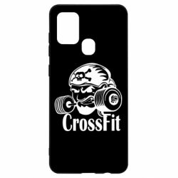 Чехол для Samsung A21s Angry CrossFit - PrintSalon