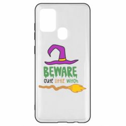 Чехол для Samsung A21s Beware cute little witch - PrintSalon