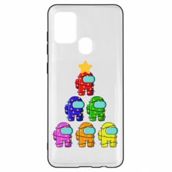 Чохол для Samsung A21s Christmas Tree Among Us - PrintSalon