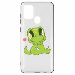 Чехол для Samsung A21s Cute dinosaur - PrintSalon