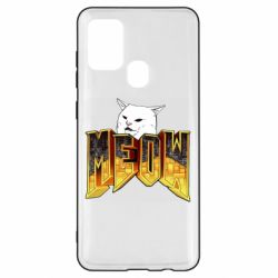 Чехол для Samsung A21s Doom меов cat - PrintSalon