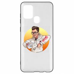 Чехол для Samsung A21s Эдисон: Мамина Перловка - PrintSalon