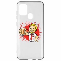 Чехол для Samsung A21s Fallout  boy blood - PrintSalon