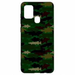 Чохол для Samsung A21s Fisherman Camouflage - PrintSalon