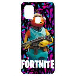 Чехол для Samsung A21s Fishstick With A Gun - PrintSalon