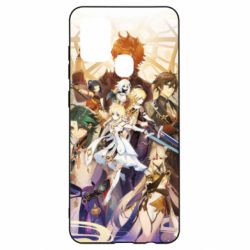 Чехол для Samsung A21s Genshin Impact Characters - PrintSalon