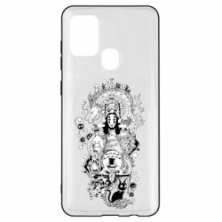 Чехол для Samsung A21s Герои Хаяо Миядзаки - PrintSalon
