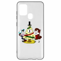Чехол для Samsung A21s Gravity falls: happy new year - PrintSalon