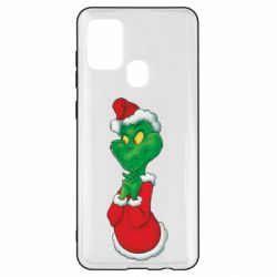 Чехол для Samsung A21s Гринч потирает руки - PrintSalon