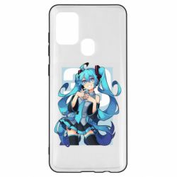 Чехол для Samsung A21s Hatsune Miku art - PrintSalon