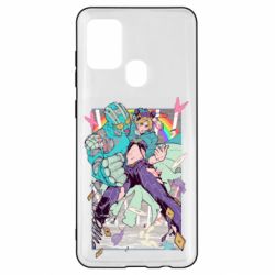 Чехол для Samsung A21s Jojo's bizzare poster - PrintSalon