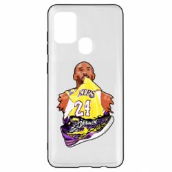 Чохол для Samsung A21s Kobe Bryant and sneakers