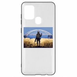 Чехол для Samsung A21s Марка с Крымским мостом
