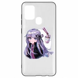 Чехол для Samsung A21s Kyoko Kirigiri glitch art - PrintSalon