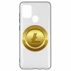 Чехол для Samsung A21s Litecoin coin - PrintSalon