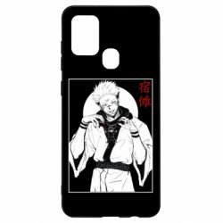Чехол для Samsung A21s Магическая битва аниме - PrintSalon