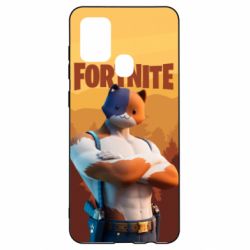 Чехол для Samsung A21s Meowscles and logo - PrintSalon