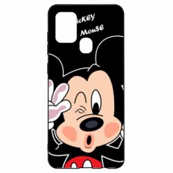 Чохол для Samsung A21s Mickey Kiss