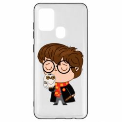 Чехол для Samsung A21s Милый Гарри с совой - PrintSalon