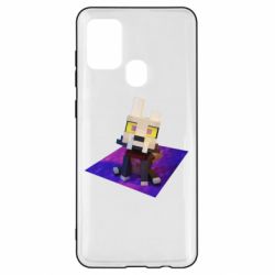 Чехол для Samsung A21s Minecraft King - PrintSalon