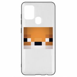 Чехол для Samsung A21s Minecraft Minimalist - PrintSalon