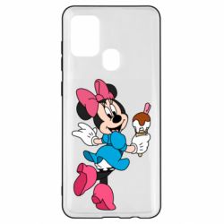 Чохол для Samsung A21s Minnie Mouse and Ice Cream - PrintSalon