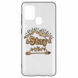 Чехол для Samsung A21s Mountains - Stay Wild - PrintSalon