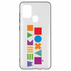 Чехол для Samsung A21s Нецензурные фигуры - PrintSalon