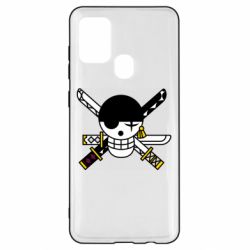 Чехол для Samsung A21s One Piece Zoro logo - PrintSalon