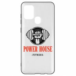 Чехол для Samsung A21s Powerhouse fitness - PrintSalon