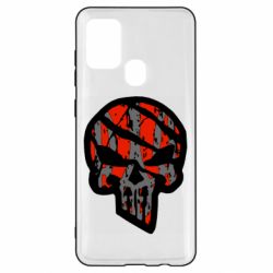Чохол для Samsung A21s Punisher Coat of arms of Ukraine - PrintSalon