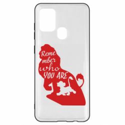 Чехол для Samsung A21s Remember who you are - PrintSalon