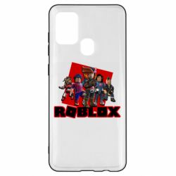 Чехол для Samsung A21s Roblox Team Of Heroes - PrintSalon
