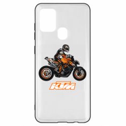 Чехол для Samsung A21s Sport Bike Art - PrintSalon