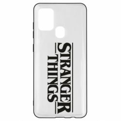 Чехол для Samsung A21s Stragner Things Logo - PrintSalon