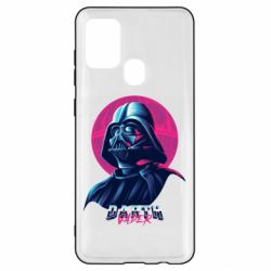 Чехол для Samsung A21s Synthwave Darth Vader - PrintSalon